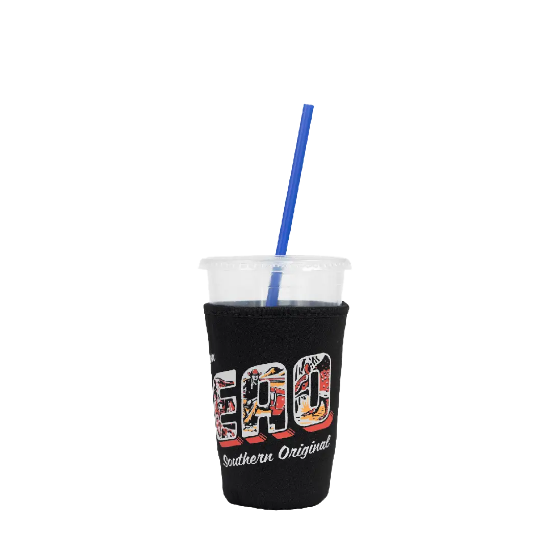 Black Postcard Medium HTeaO Tea Sleeve