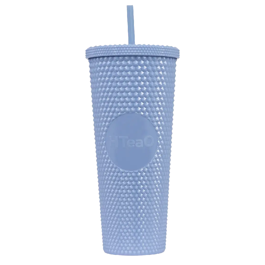 Blueberry HTeaO Daily Diamond Tumbler With Straw